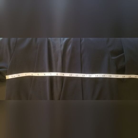 Banana Republic Womens Navy Open Drape Blazer Sz 4 Office Professional Capsule - Picture 6 of 7